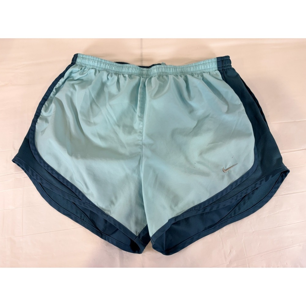 Nike‎ Dri-Fit Women's Running Shorts Aqua Dark Green Size Medium M